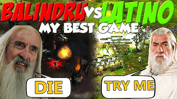 My Best Game Against Latino (BEST BFME1 PLAYER) | BFME 1 Patch 2.22 Online