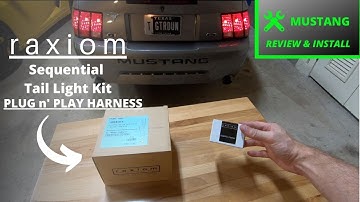 Mustang Sequential Tail Light Kit Install- 1996-2004