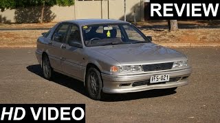 1991 Mitsubishi Galant GSR Review - YouTube