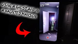 USING A GHOST APP IN WILL SMITH ABANDONED MANSION! screenshot 1