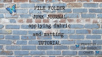 file folder junk journal tutorial part 2