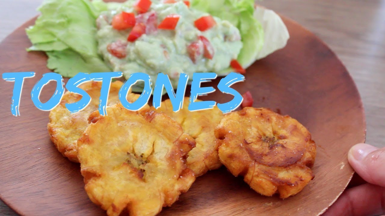 Schmeckt wie Urlaub! Tostones - Kochbananen mit Guacamole Dip | # ...