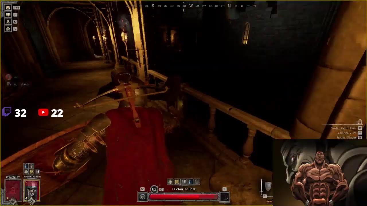 A Goat and a Black Yeti Walk in a Dungeon | Dark and Darker