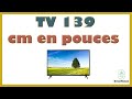 Tv 139 cm en pouce