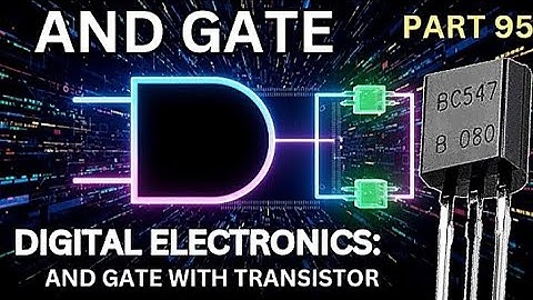 🔌AND Gate Logic with BC547 Transistors🔋