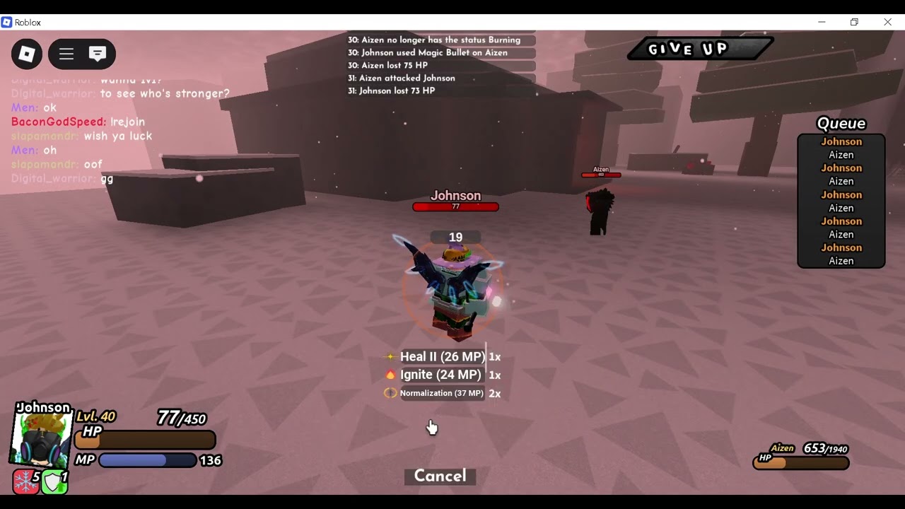 Roblox Arcadia RPG: Defeat Aizen