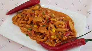 Meksika Soslu Tavuk Tarifi 🐓🔥 Böyle Bir Acı Yok🔥🐓 ▪︎Chicken with Mexican Sauce▪︎