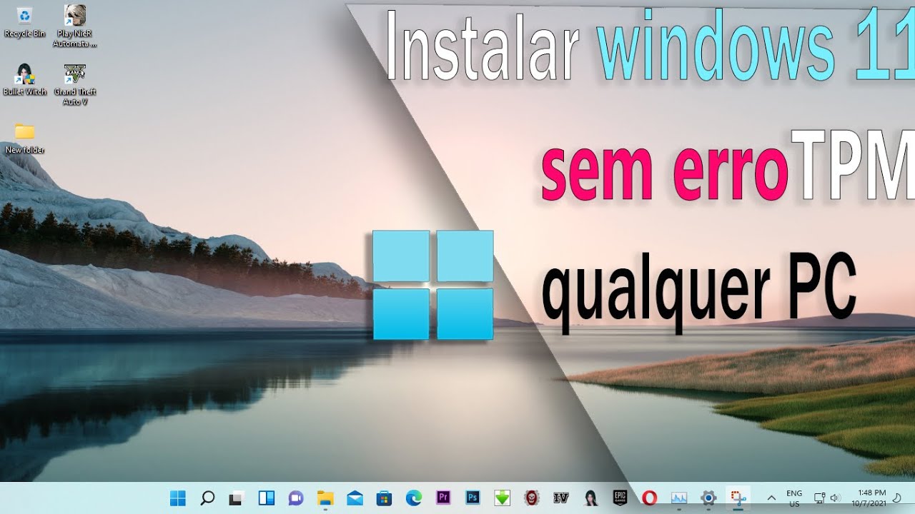 Como Instalar Windows 11 Oficial Qualquer Pc Sem Erro Tpm Download Iso