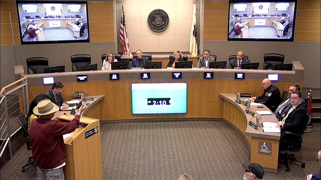 City council indio water authority 17 jan 2024 youtube