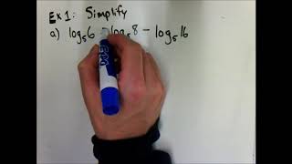 7.3 - Product and Quotient Laws of Logarithms