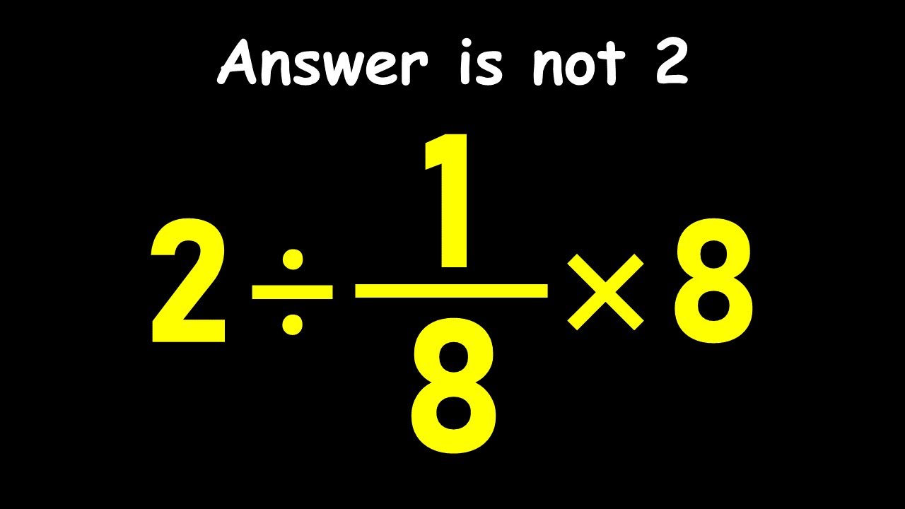 Only 1 in 5 Can Solve This Math Problem! - YouTube