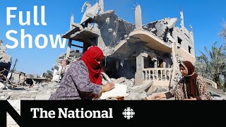 CBC News: The National | Israel-Hamas truce, India allegations, Lipstick index