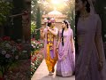 ✨ Title:“Divine Walk of Love – Radha Krishna Vibes”