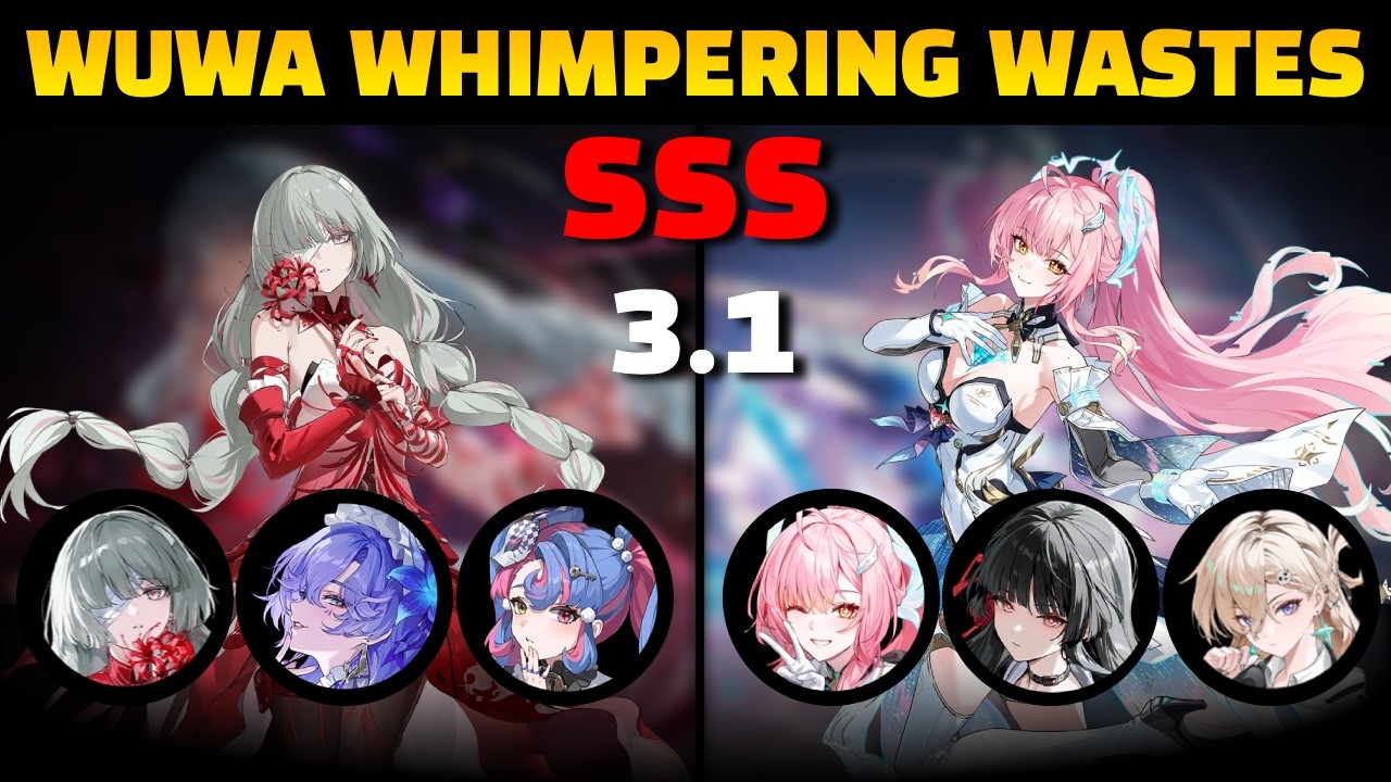 Aemeath VS Phrolova | 8000 Total Score | Whimpering Wastes | Wuthering Waves