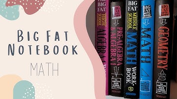 Big Fat Notebook Math Series | Homeschool Resource or Curriculum