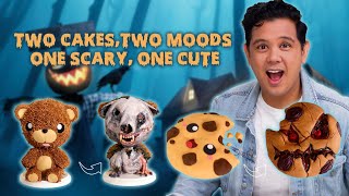 Two cakes, two moods, one scary, one cute 🧸🍪🍰 by Koalipops 487 views 6 months ago 6 minutes, 8 seconds