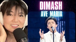 DIMASH Performs "Ave Maria" Live || Singer Songwriter Reacts