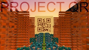 I made a QR code generator with Redstone.