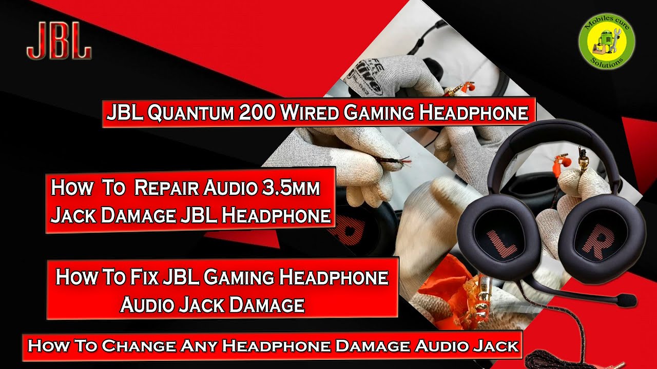 JBL Quantum 200  Wired Gaming Headphones