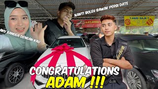 HADIAH UNTUK ADAM SEMPENA NEW ACHIEVEMENT!! ADAM MENANGIS?!?