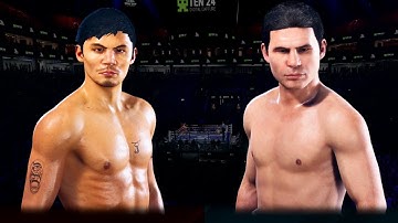 Manny Pacquiao vs Julio Cesar Chavez FULL FIGHT | Undisputed Boxing Game AI Simulation (CPU vs CPU)