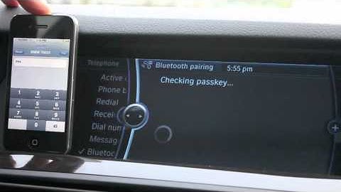 Pairing your iPhone with BMW iDrive