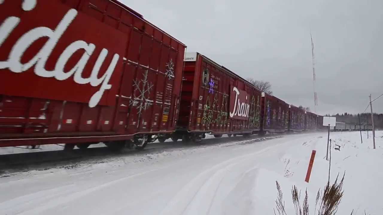 Canadian Pacific Holiday Train 2013 in Oxdrift Ontario YouTube