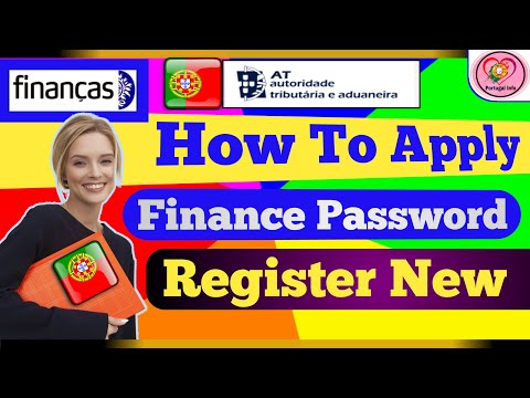 How To Apply For Finance Password In  Portugal | Register For The Finance Password  In Just 2Minutes