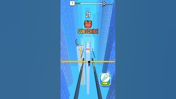 Speedrun Roof Rails Lvl-7 Gaming Videos #roof #running #gameplay #gaming #videos #funny #shorts #yt