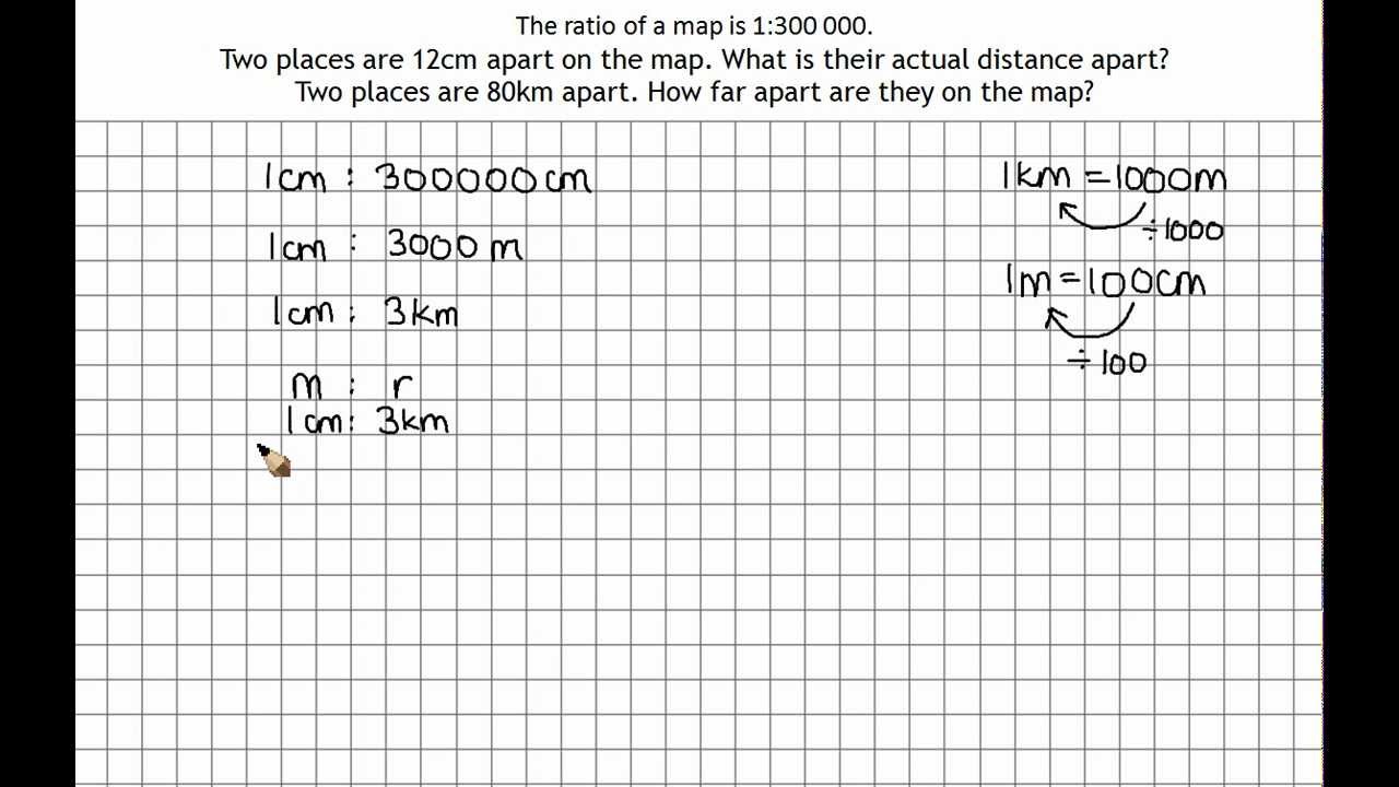 Using map scales and ratios 11 For Using A Map Scale Worksheet