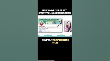 HOW TO WRITE A CRAZY EFFECTIVE LINKEDIN HEADLINE #linkedin #linkedintips