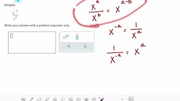 ALEKS: Quotient rule with negative exponents: Problem type 1