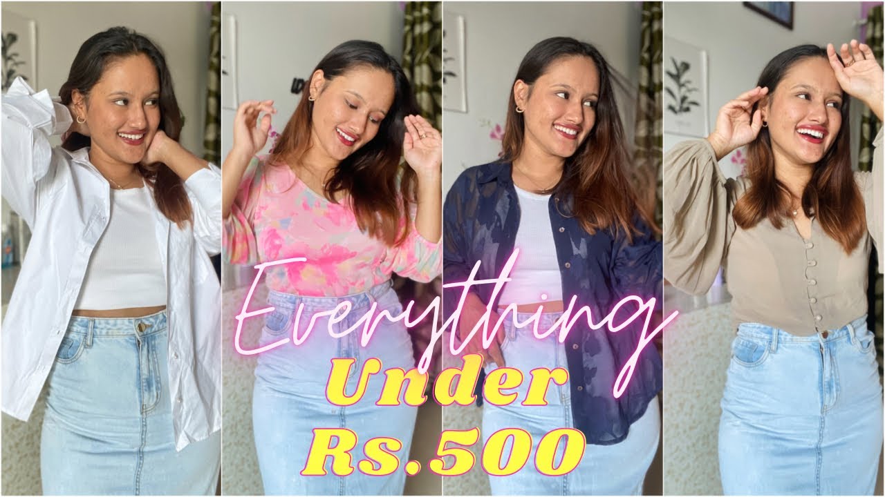 Tops & Bottom Wear Under RS.500 ~ Everything Under 500 ~ Amazon & Ajio Haul ~ Priya Chetri