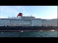 Three Cunard Queens in Lisbon 6th May 2014