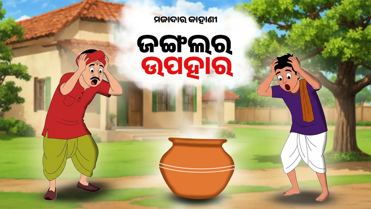 ଜଙ୍ଗଲର ଉପହାର - Odia Cartoon Story | Odia Gapa | Odia kahani