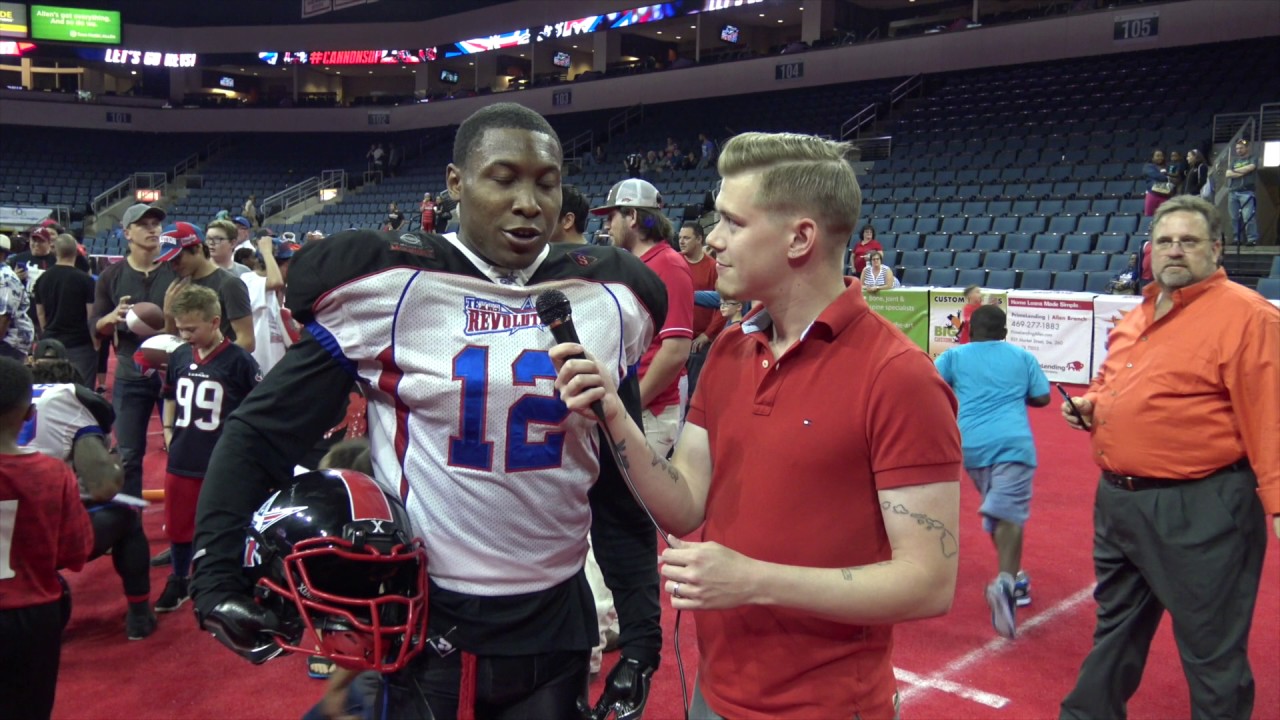 Arena Football Interview w Denzel Rhone