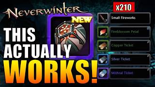 Neverwinter - Huge Loot from Sahha Balls in Trial Group! - 210 Balls per Character per Event!