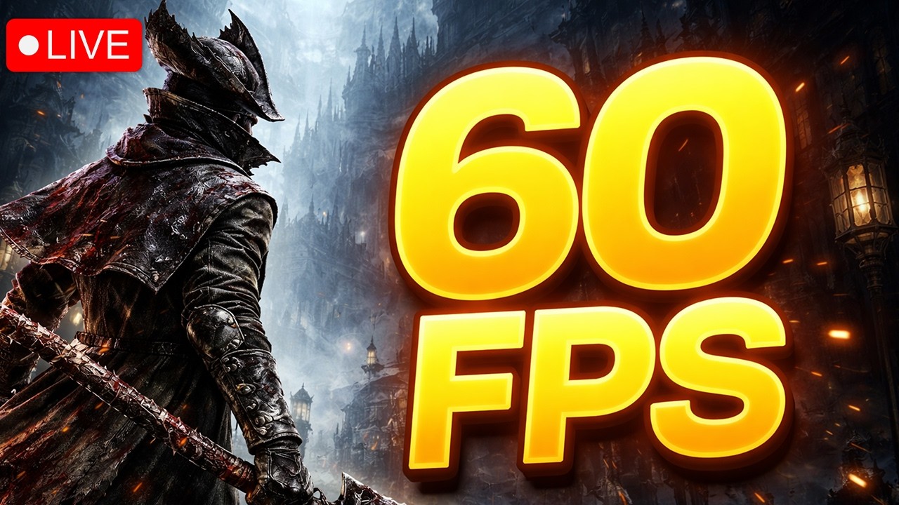 What BLOODBORNE is like @60 FPS | PS5 JB MOD 🔴LIVE