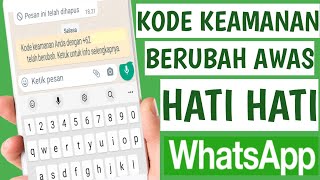 Why is there a change in the security code in WA