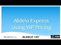 Example of VIP Pricing in Aldelo Express