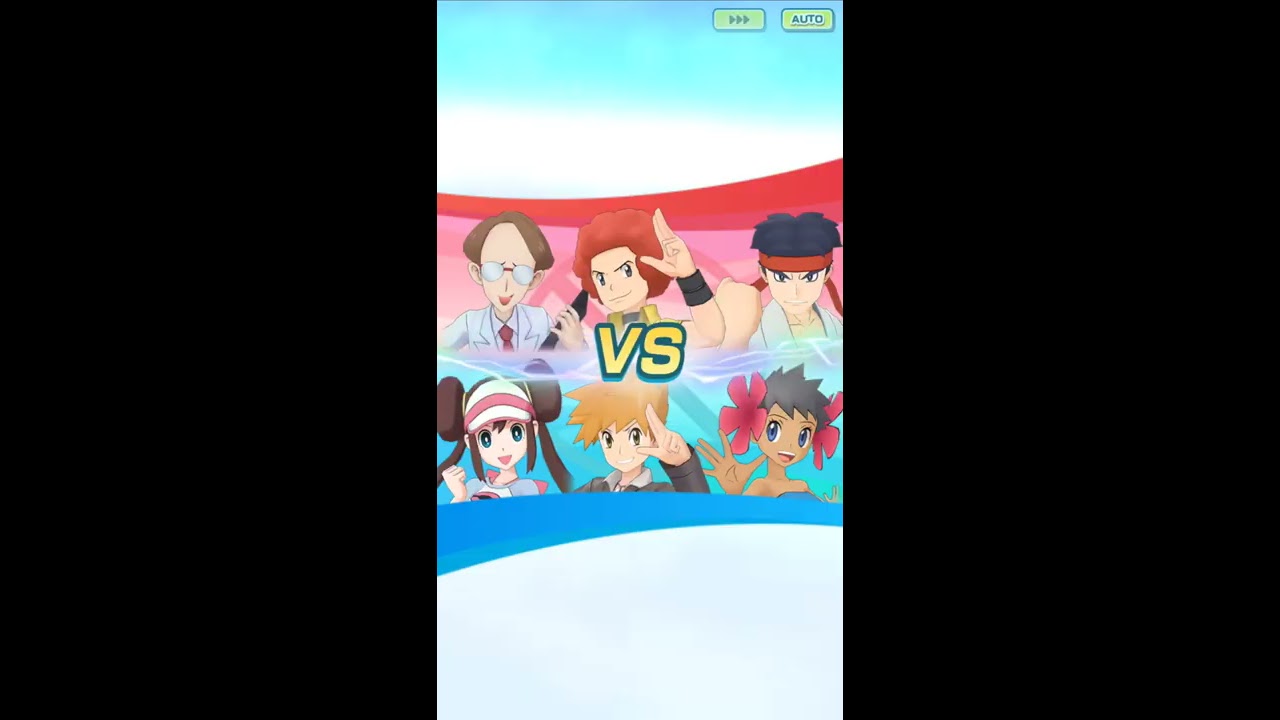 Pokémon Masters - Flint Level-Up Supercourse Auto (Very Hard)