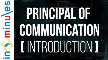 Principle of Communication Introduction