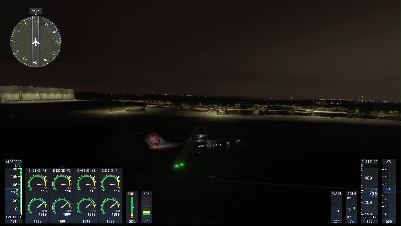 MSFS - Engine failure at Cardiff airport - YouTube