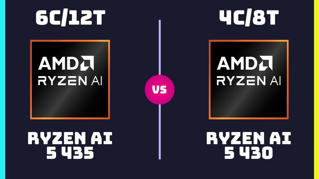 AMD Ryzen AI 5 435 vs AMD Ryzen AI 5 430 – CPU Comparison | Big ...