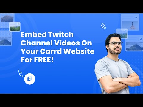How to embed Twitch Channel Videos on Carrd FOR FREE? #free #embed #twitch #carrd - video from SociableKIT