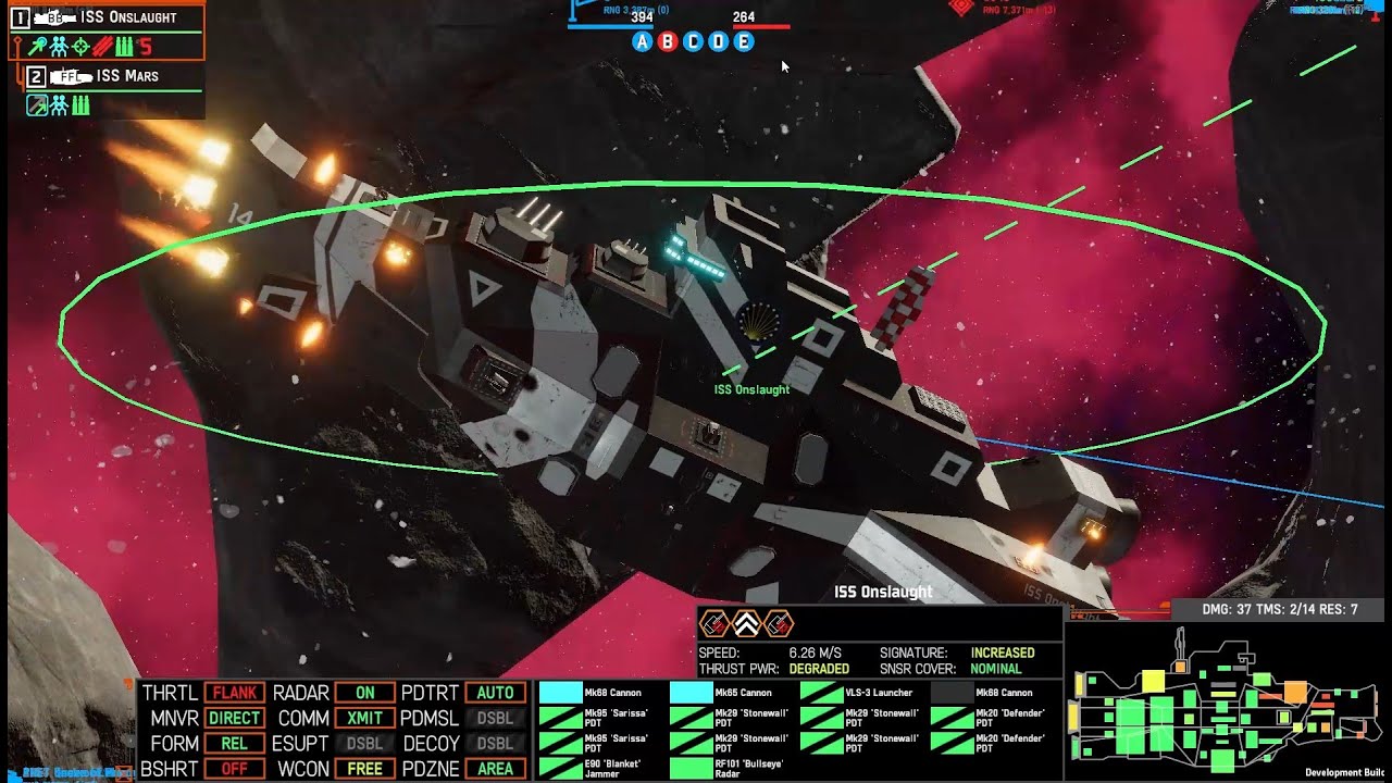 Nebulous Fleet Command | ANS vs OSP | Hold position - YouTube