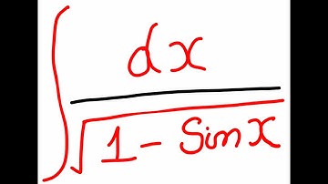 Calculus - Integration - Integral of 1/ sqrt(1-sin x)