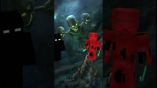 Entity null vs some mobs 💀 #shortsfeed #minecraft #herobrine#hacker