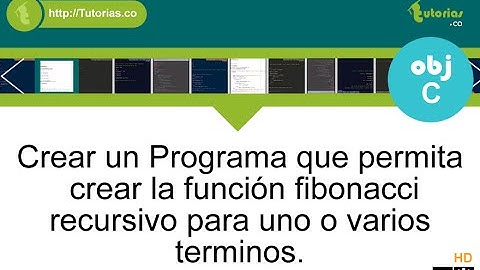 recursividad + POO + Objective C (funcion fibonacci recursiva)