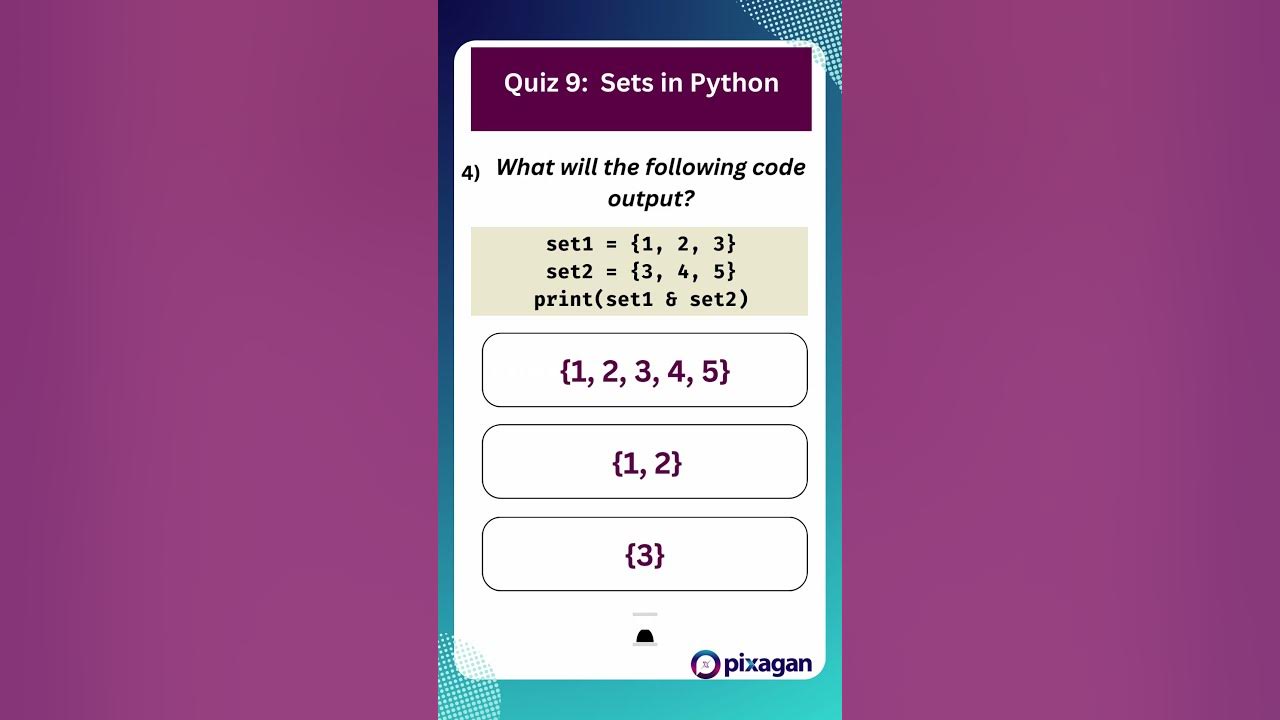 Learn Python Basics Quizzes | Quiz 9 - YouTube